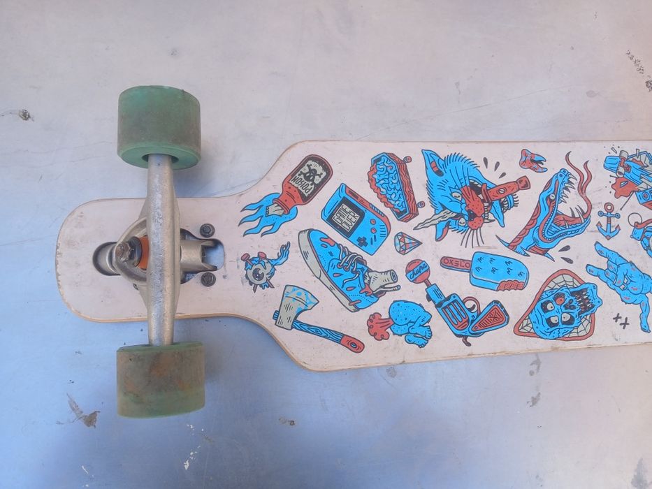 Longboard DROP MINI CORE AZUL - HOMEM/MULHER - OXELO - AZUL