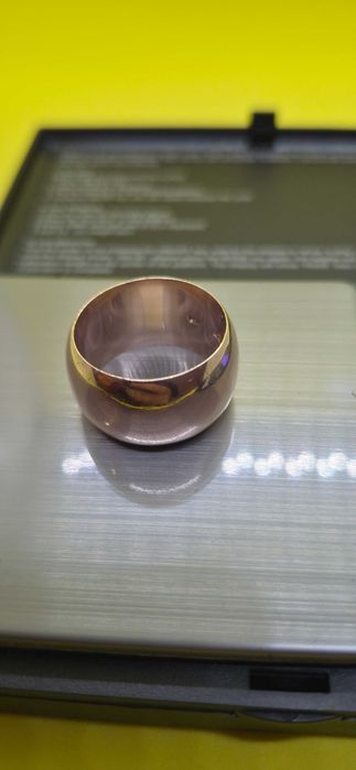 Золотое кольцо (обручальное) 583 Московский ювелирный завод вес 13.21г