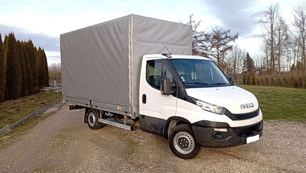 Iveco DAILY 160KM 2018 SKRZYNIA PLANDEKA 8-PALET  3500kg, Oryginalny
