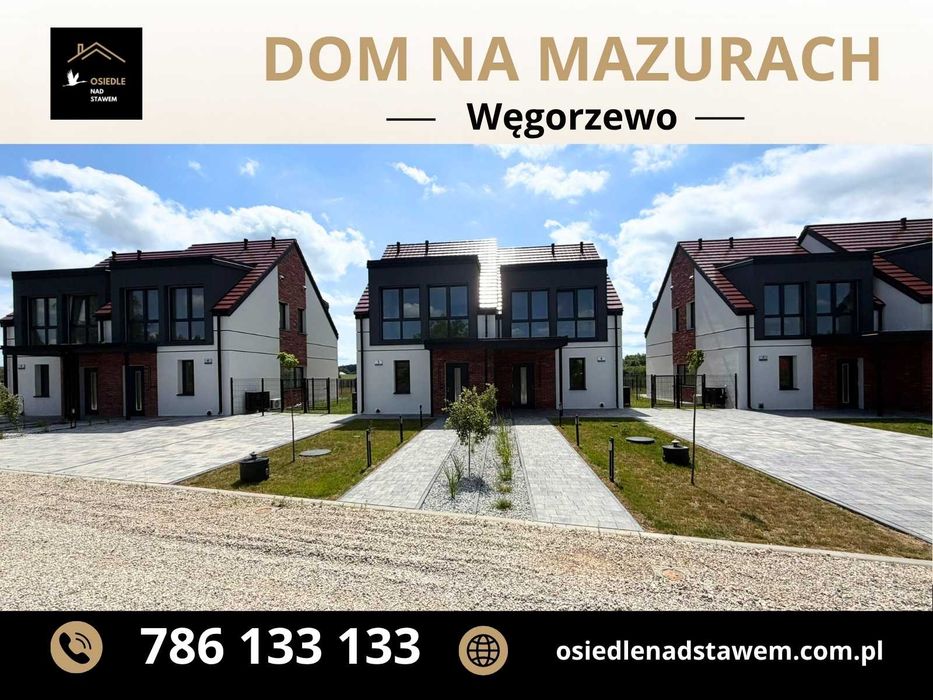 Dom z własnym stawem na Mazurach Węgorzewo