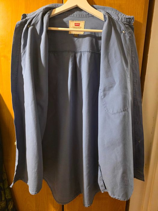 Koszula Levi’s męska niebieska casual | bawełna | L