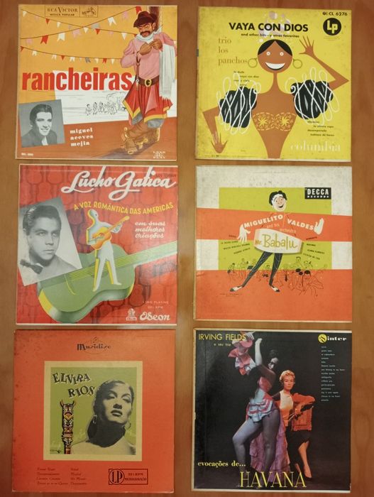 Discos de Vinil de Música Latina- Americana- Anos 50
