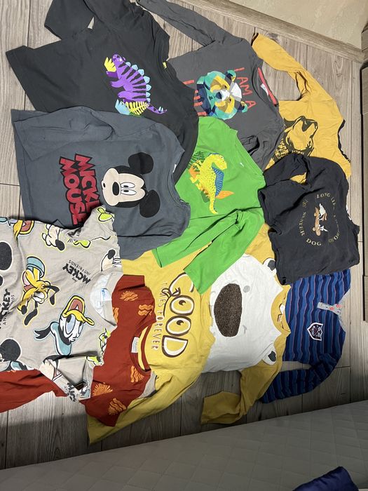 Paka ubrań 98 dresy bluzy bluzki Zara H&M