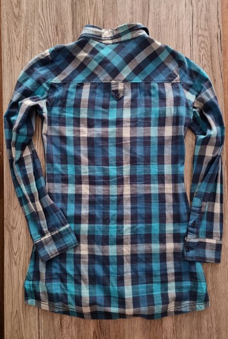 Długa koszula w kratę