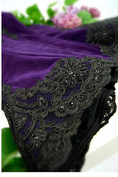 Gorset Owerbust Royal Violet XL od Paper Cats