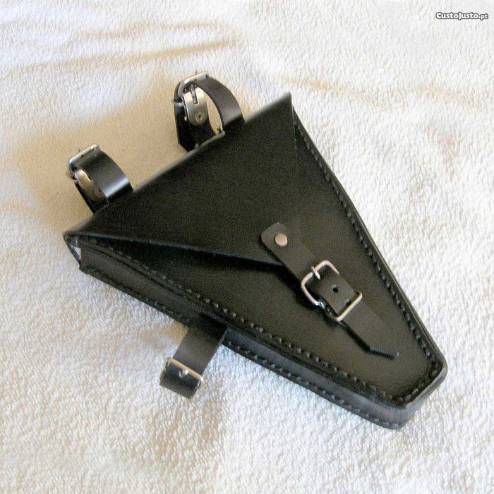Bolsas couro para bicicleta antiga pasteleira
