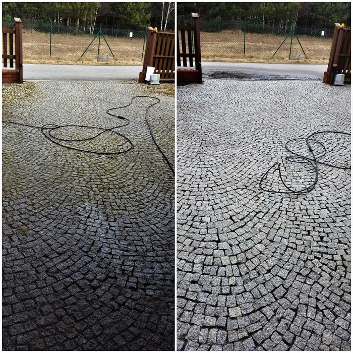 Mycie, czyszczenie kostki brukowej, elewacji Zgierz, Łódź, Brzeziny