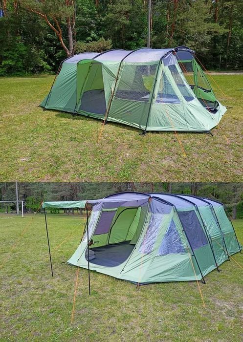 Namiot Open Air Dolomiti 6 osobowy 2 sypialnie pełna podłoga