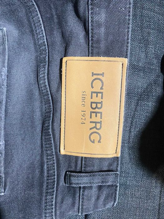 Ciemne spodnie jeans Iceberg rozmiar 36