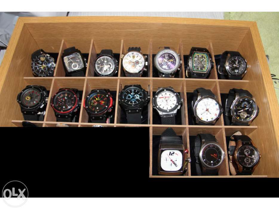 Coleção de 40 relógios