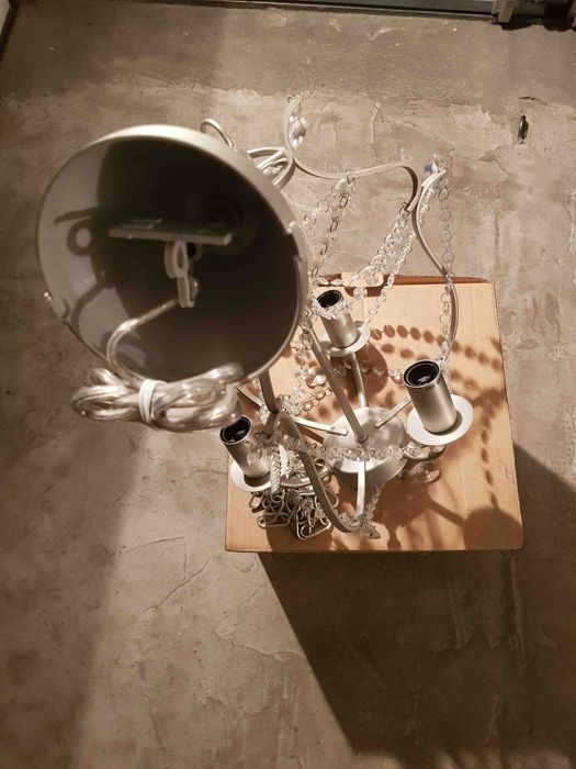 żyrandol ikea kristaller