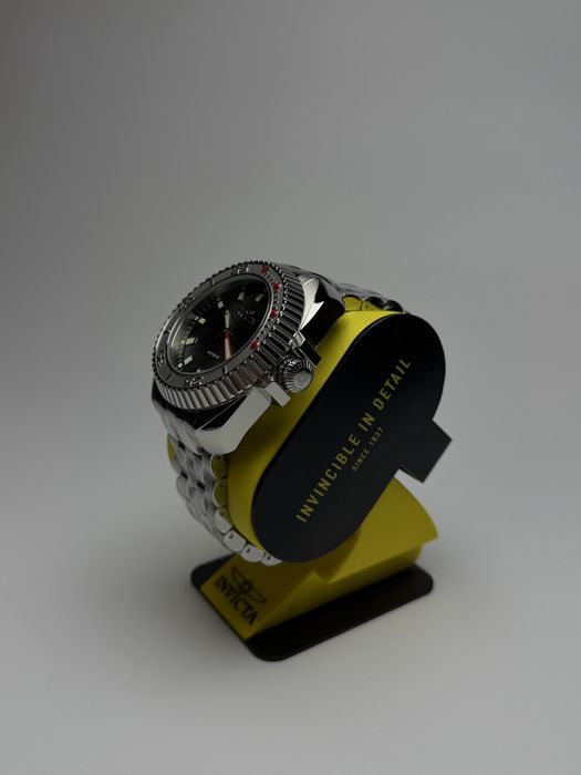 Invicta 49778, чоловічий сріблястий годинник, інвікта чоловічі 50мм