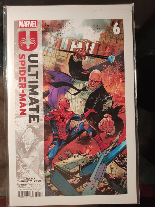 Комплект оригінальних коміксів Ultimate Spider-Man 2024 (6 випусків)