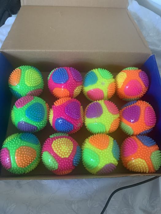 М’ячики-антистрес для дітей і дорослих 12 шт набір
