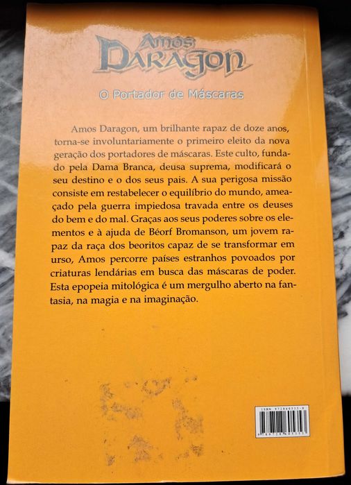 Livro Amos Dragon - O Portador da Máscara