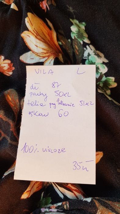 Vila sukienka w kwiaty r L