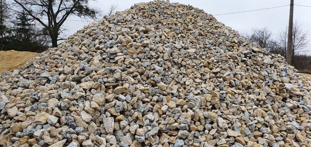 Kruszywo dolomitowe grube 31,5-63 mm, tłuczeń, kamień, drogowe