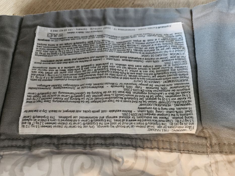 Nosidła dla dziecka , Ergobaby