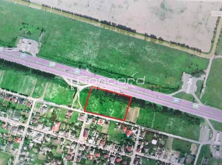 Без комісії! Фасад Бориспільської траси, ділянка в с. Гора, 1.035 Га