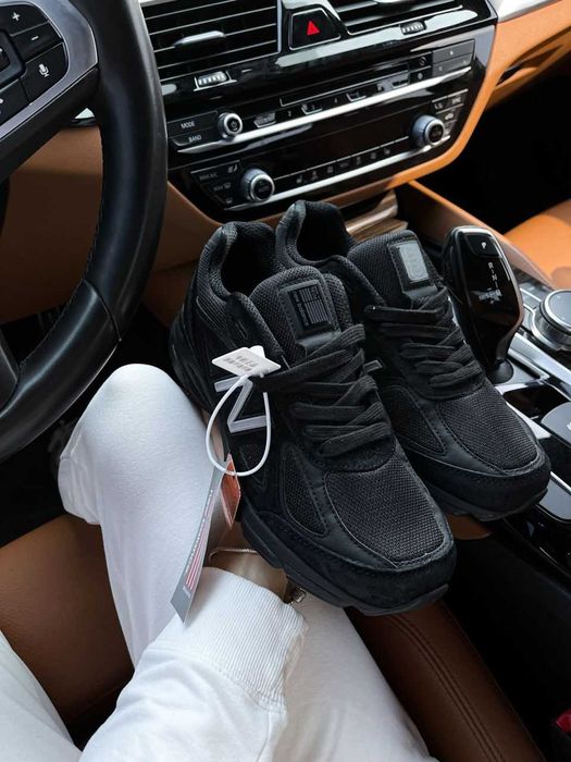 !SALE! Кросівки New Balance 990 V4 Made In USA Triiple Black 41 42 43 44 45