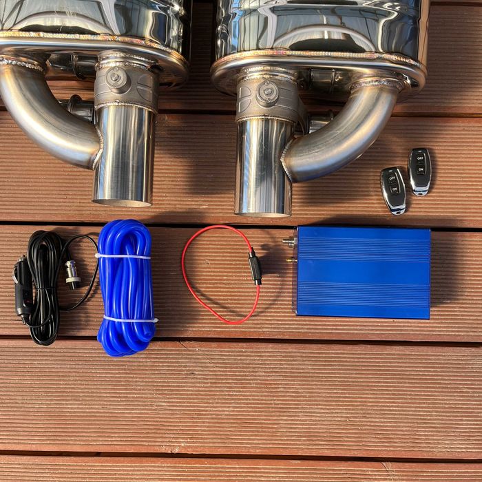 Электрическая вакуумная заслонка на выхлопную систему 51 63 70 76 мм