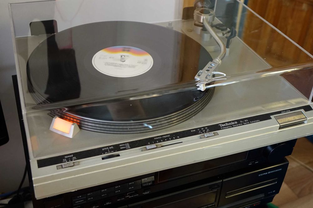 Gramofon Technics SL B 3 z nową wkładką,nowa pokrywa!