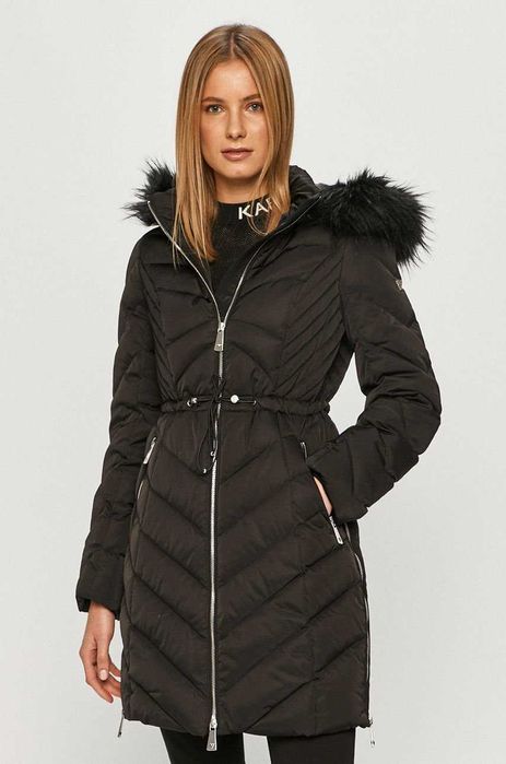 NOWA Kurtka zimowa puchowa GUESS płaszcz eu38 czarny