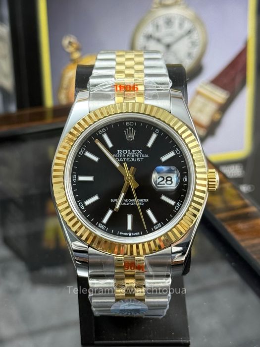 Годинник Rolex Datejust Silver Gold