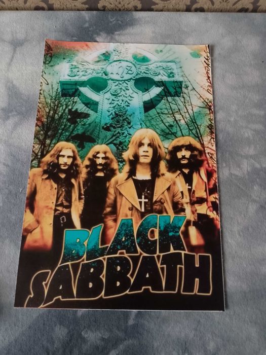 plakat na płótnie zespołu muzycznego black sabbath