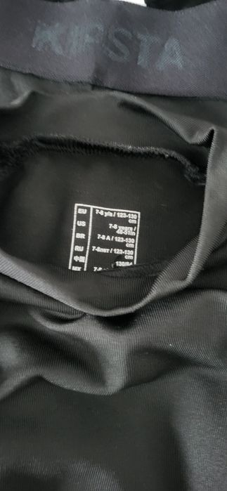 Bielizna termiczna koszulka legginsy do piłki nożnej kapusta 123-130