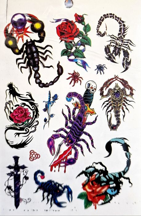 Zestaw XXL tatuaży dla dzieci zmywalne tymczasowe