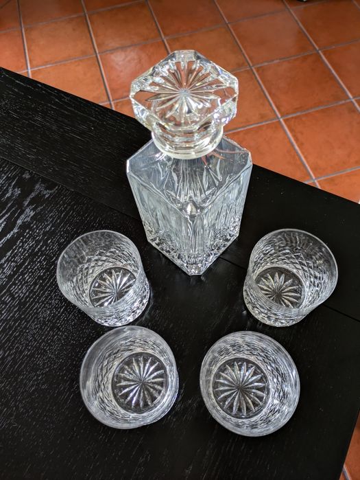 Conjunto de Cristal - Como Novo