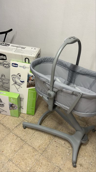 Chicco Baby Hug Pro 5 em 1 Earl Grey - inclui kit da papa