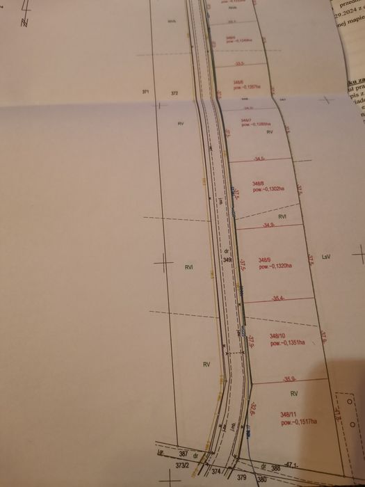 Działka budowlana 348/5 Bryszki gm. Rozprza warunki zabud. wo
