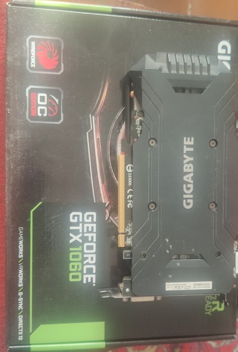 Відеокарта GIGABYTE GeForce GTX 1060 WINDFORCE OC 6G