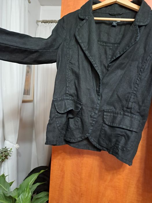 Marynarka lniana h&m rozm 42