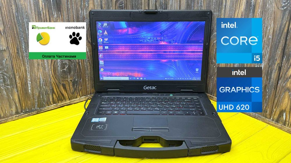 Захищений Ноутбук з Сенсорним Екраном Getac S410 G2 /14"/Core i5-8250u/UHD 620