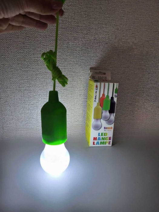 Led Фонарь лампочка лампа светильник на батарейках подвешивается