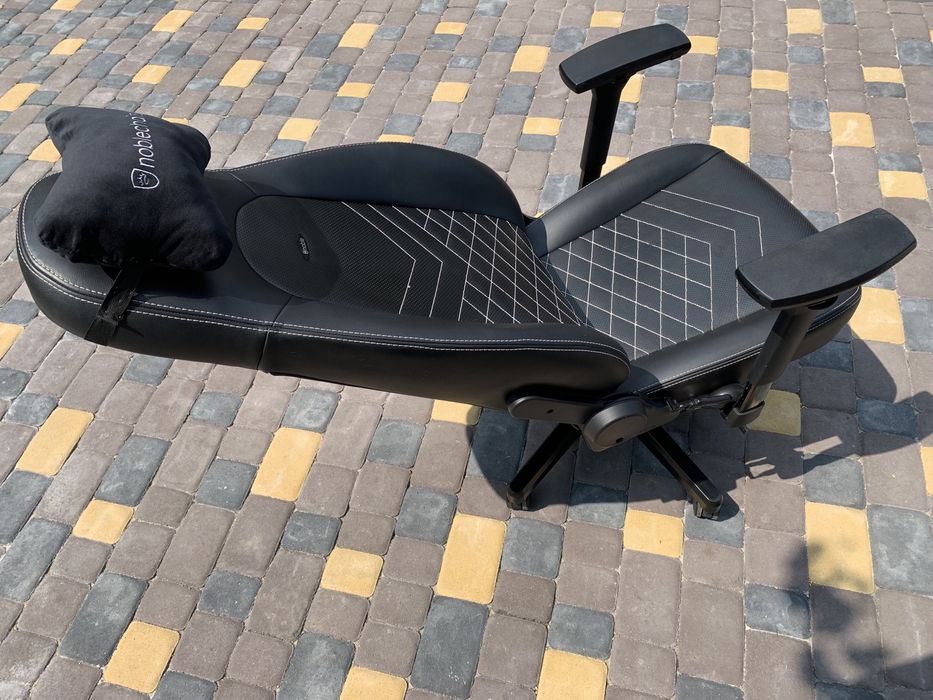 Noblechairs Icon шкіряне ігрове ортопедичне компютерне офісне крісло