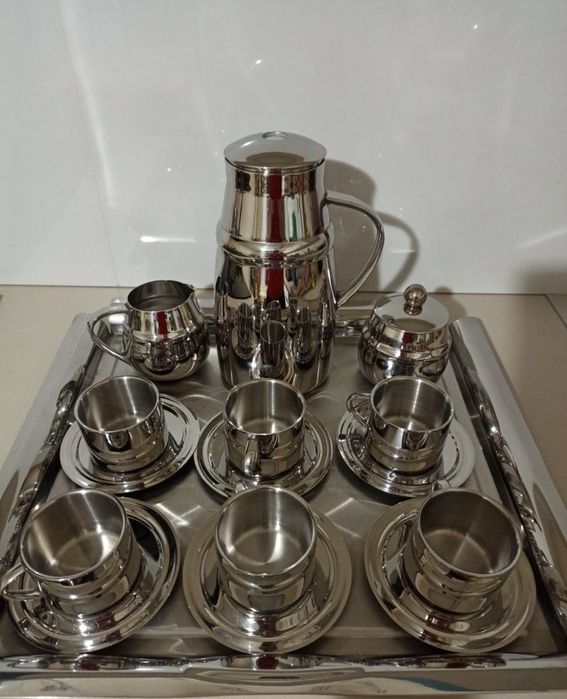 Кофейный сервиз BergHOFF Straight нержавейка