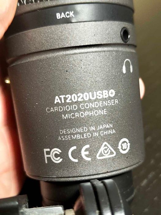 Microfone USB Audio Técnica AT2020USB