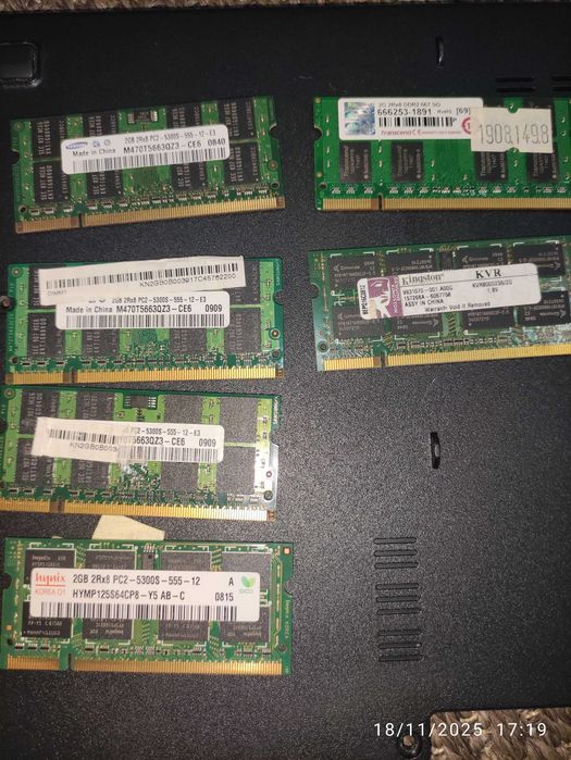 Memorias RAM para portatil ddr2 2gb