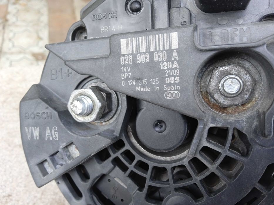 Генератор VW AG 14V 120A BOSCH на авто SEAT, VW