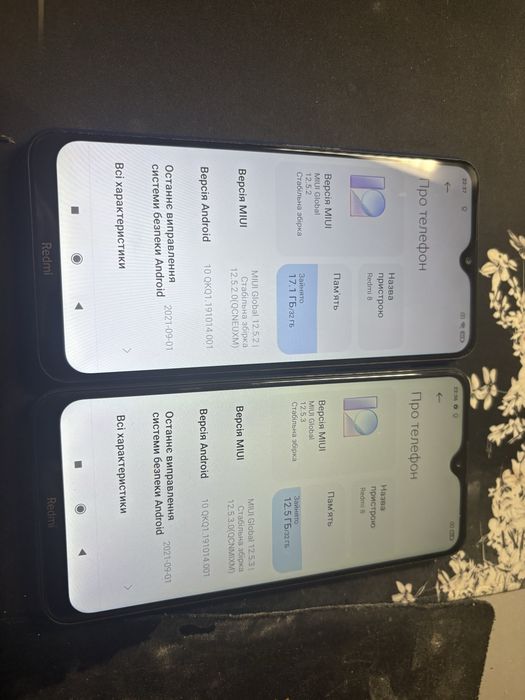 Xiaomi Redmi 8 3/32 два телефони синій та сірий робочі