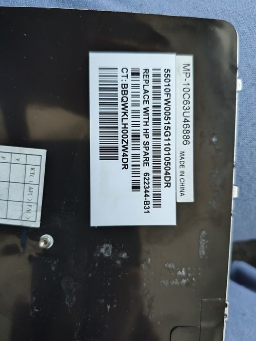 Klawiatura HP MINI 110 HP 622344-B31