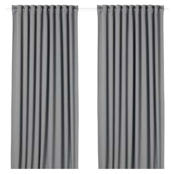 2 pares de cortinados opacos (blackout) IKEA - MAJGULL