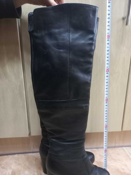 Чоботи ботфорти жіночі демісезонні 37 р