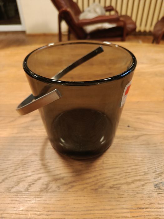 Wiaderko do lodu szkło opalane