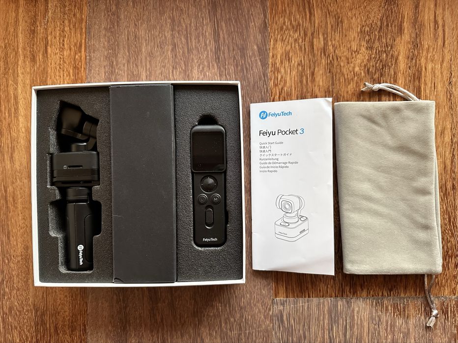 Feiyu Pocket 3  Kit nowy FeiyuTech kamera 4K gimbal