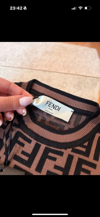 Fendi knitted FF water t-shirt Vitkac Moliera Zara